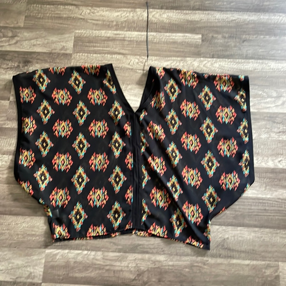 Flowy shirt/ see through/ coverup top